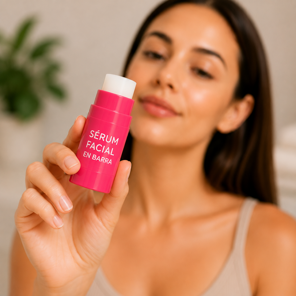 Sérum Facial en Barra Hidratante - Stick de Skincare Práctico
